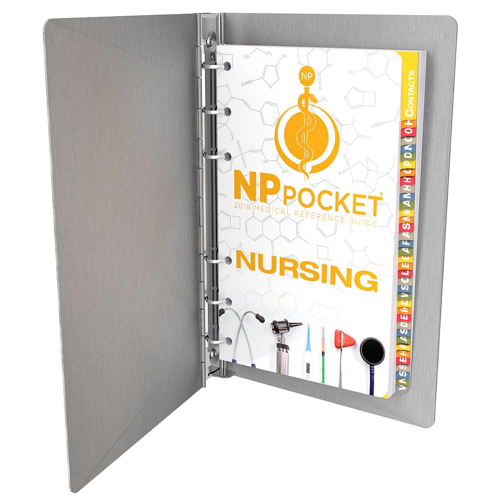 NPpocket Nursing Aluminum Binder - 2018