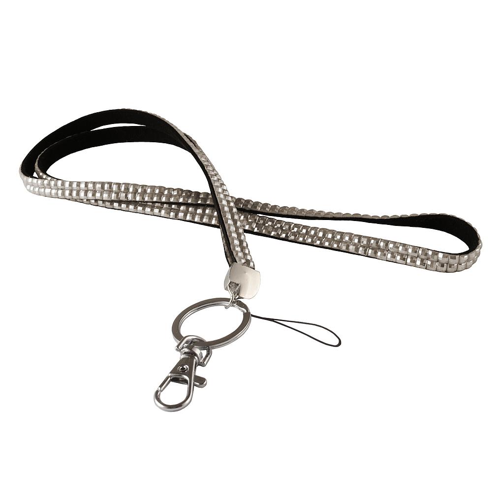 Rhinestone Lanyard - Onyx