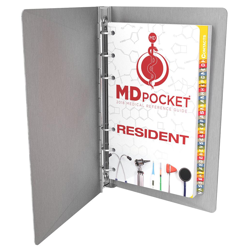 MDpocket Resident Aluminum Binder - 2018
