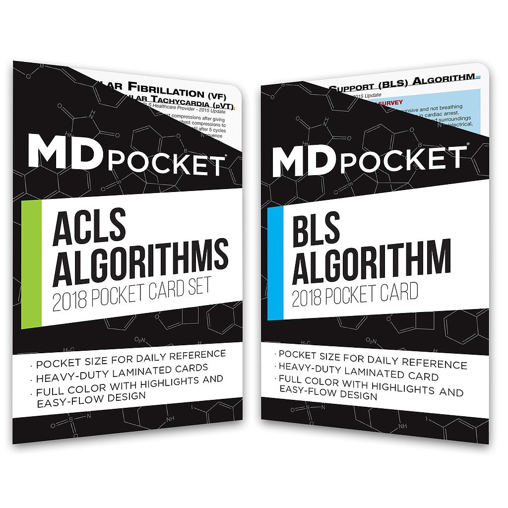 ACLS &amp; BLS Card Set - 2018