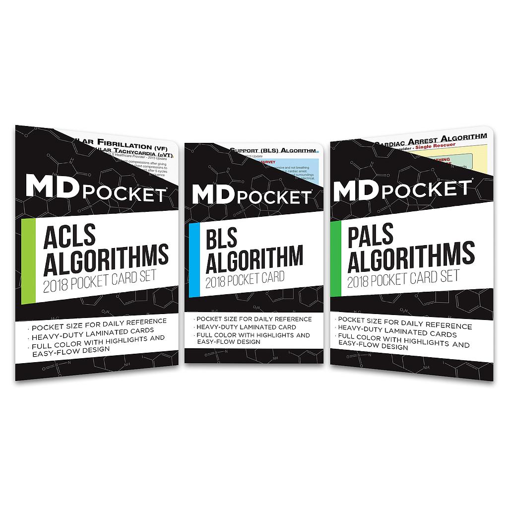 PALS, ACLS &amp; BLS Card Pack 