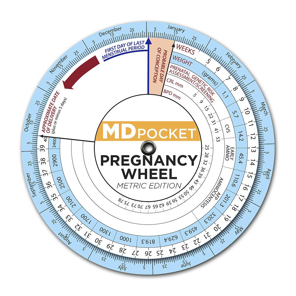 Pregnancy Wheel - Metric Edition