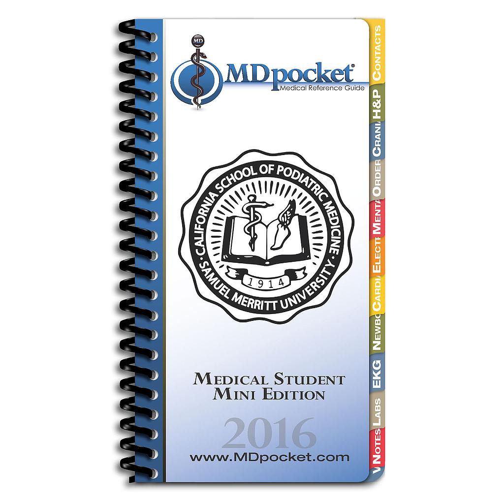 MDpocket California School of Podiatric Medicine Mini Student Edition