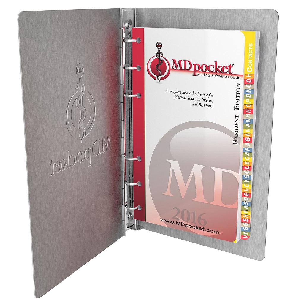 MDpocket Resident Aluminum Binder