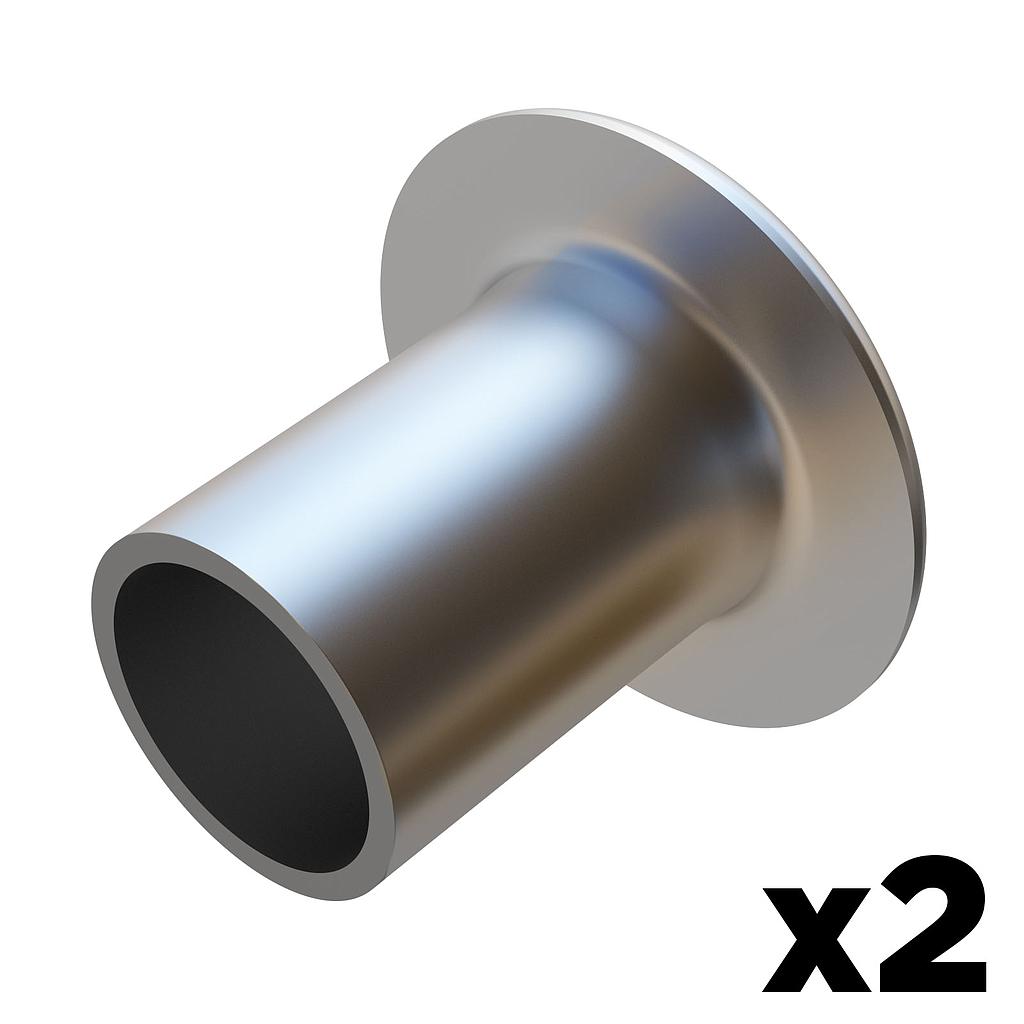 Silver Clipboard Rivet 2 Pack