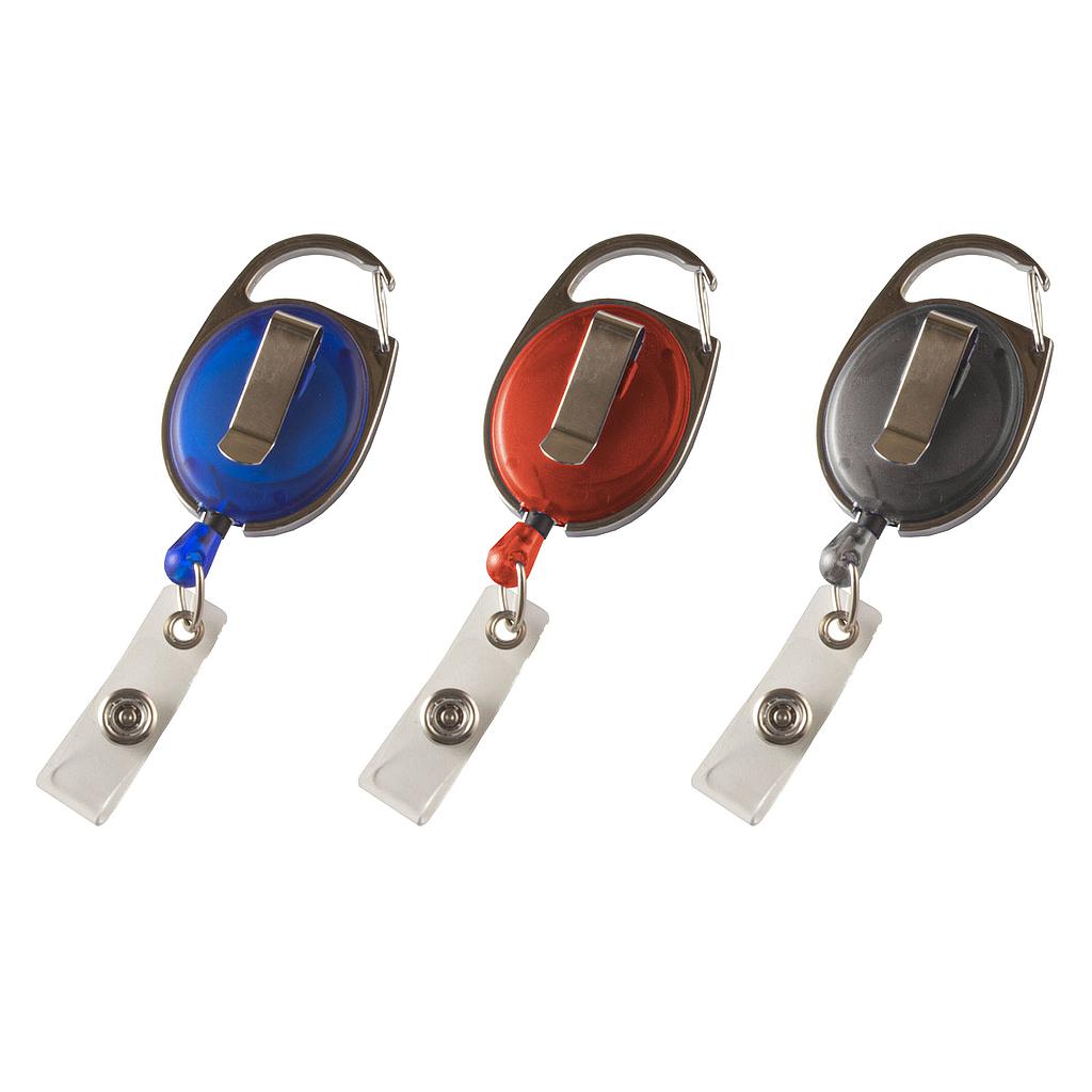 ID Badge Reel with Clasp &amp; Clip